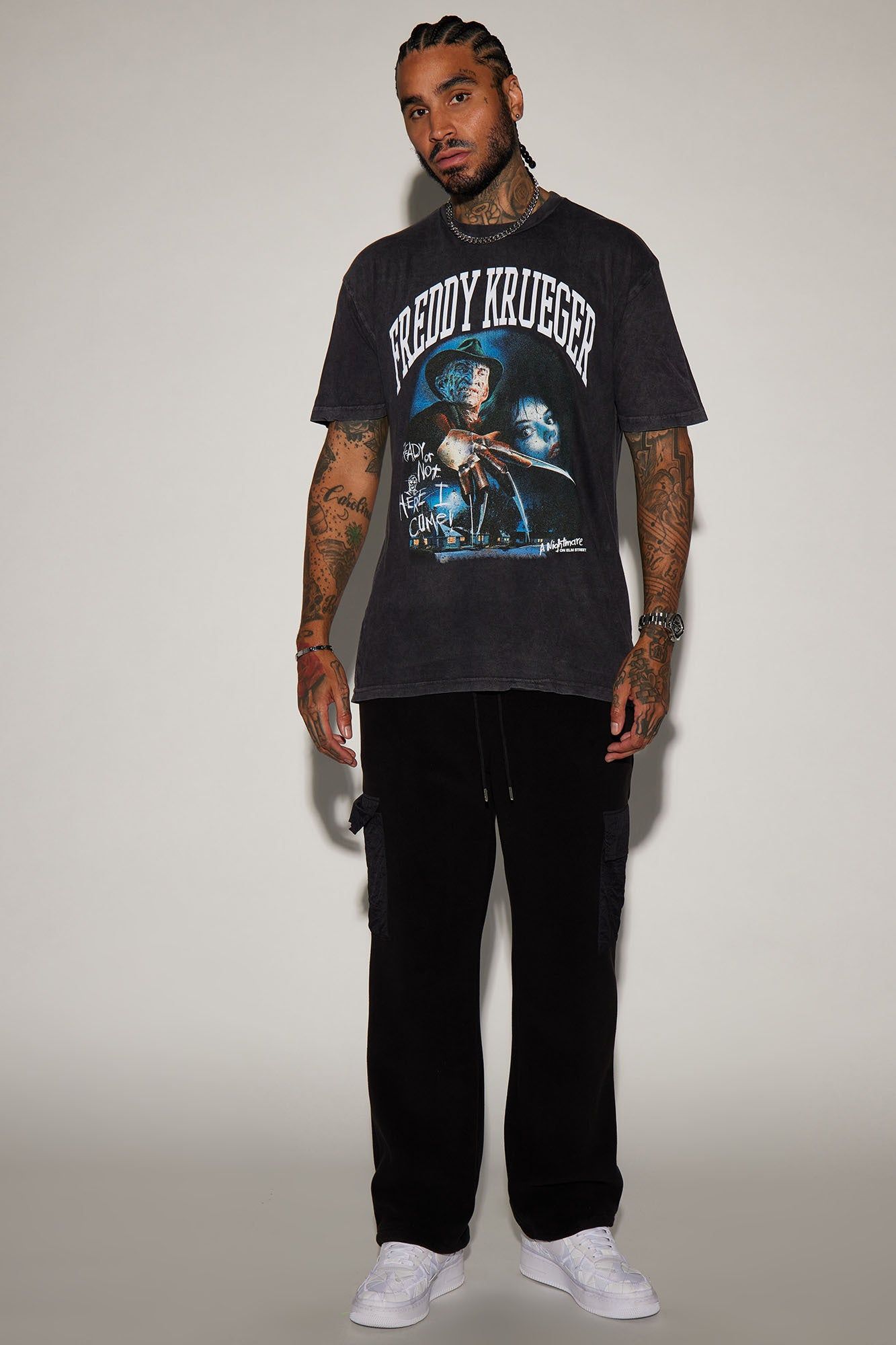 Nightmare On Elm Street Freddy Krueger Short Sleeve Tee - Black sold by Fashion Nova product image thumbnail 2