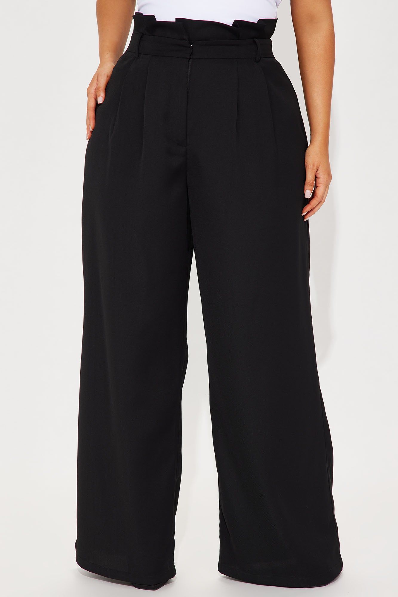 When You're Ready Belted Trouser - Black sold by Fashion Nova product image thumbnail 5