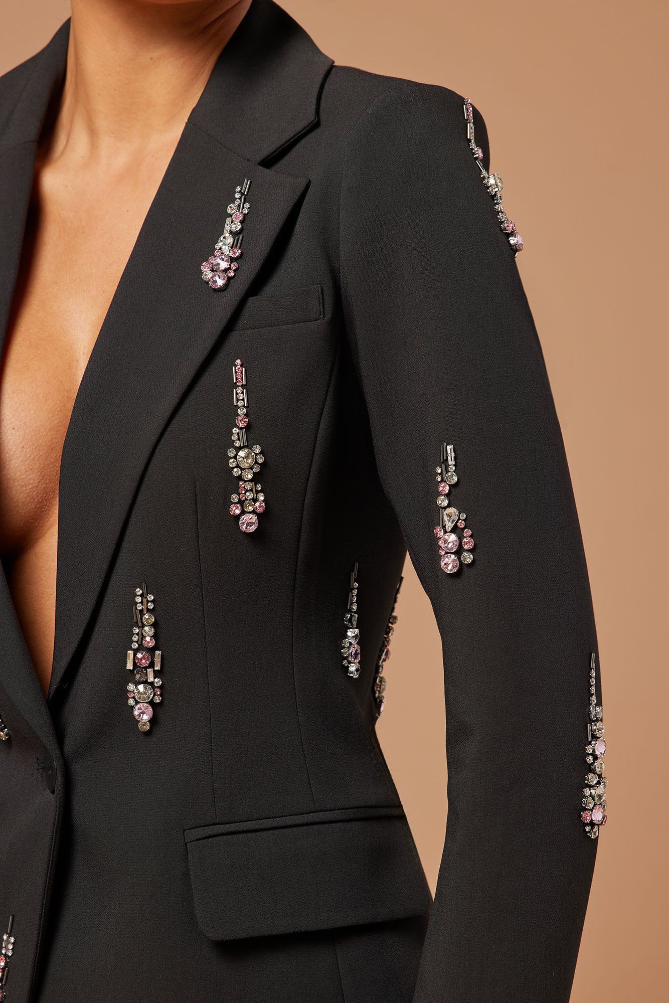 Elayna Embellished Blazer - Black sold by Fashion Nova product image thumbnail 3