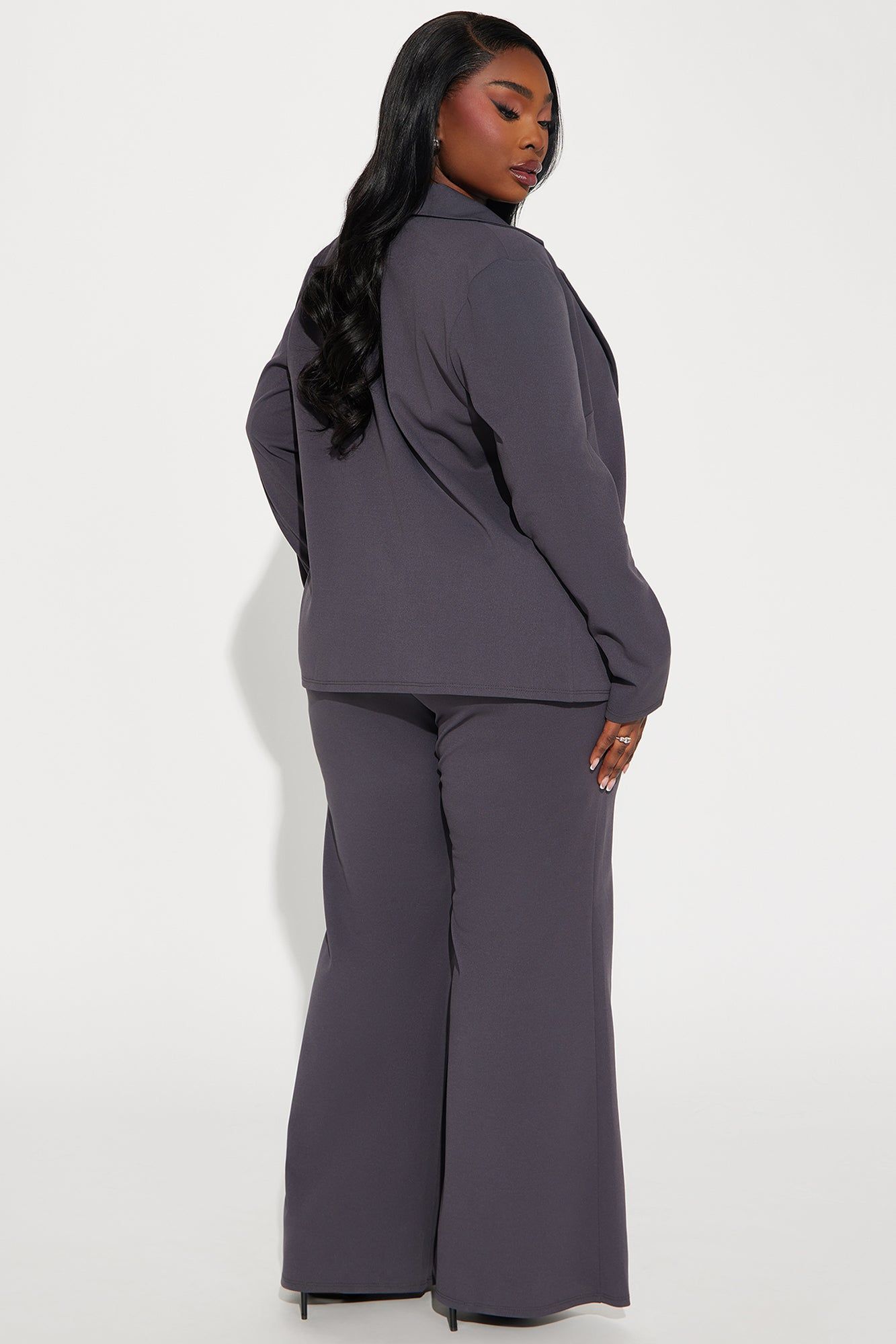 Business Debut Blazer Pant Set - Charcoal sold by Fashion Nova product image thumbnail 6