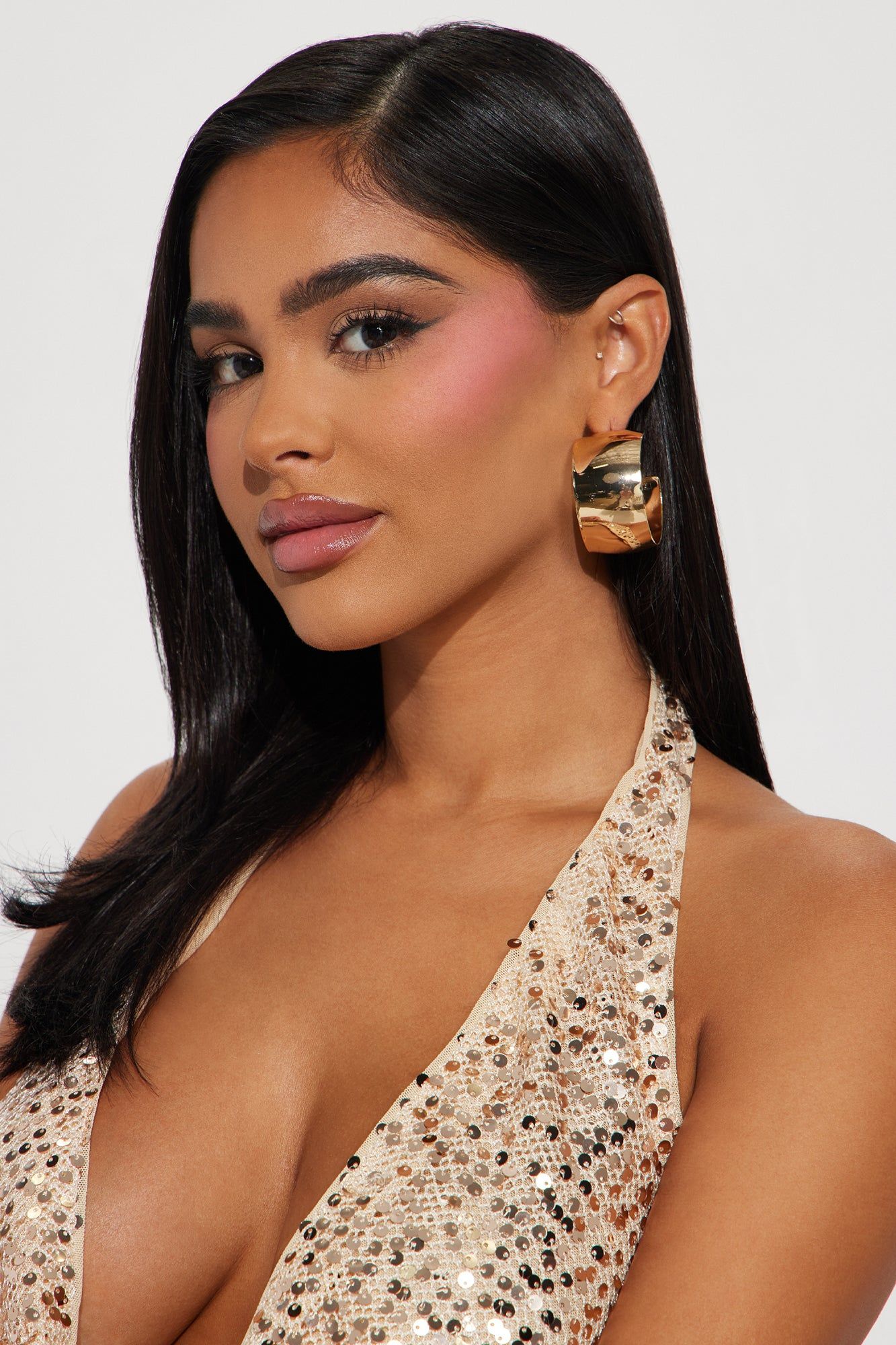 Classy Babe Earrings - Gold sold by Fashion Nova product image thumbnail 2