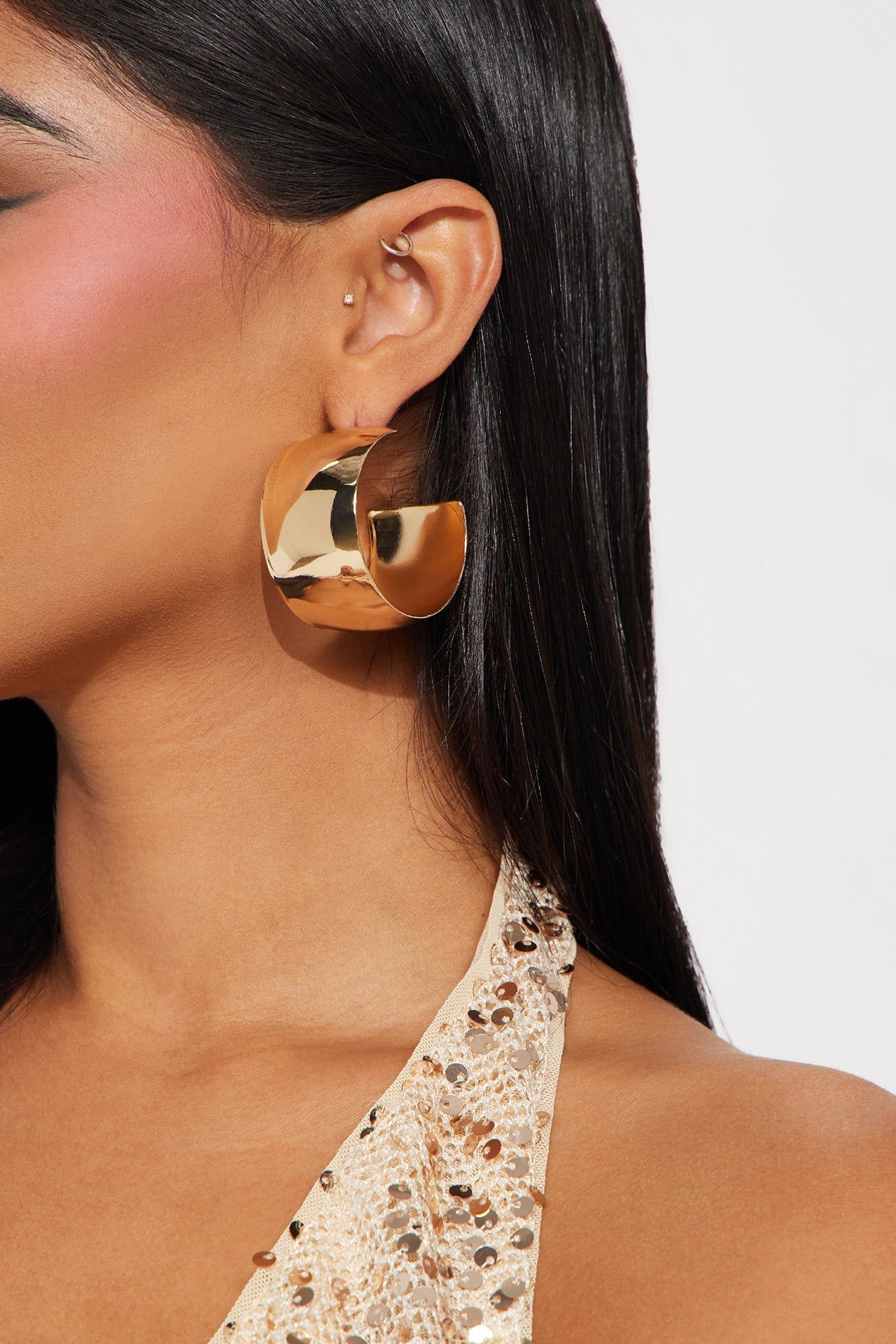 Classy Babe Earrings - Gold sold by Fashion Nova