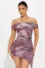 Marissa Mesh Mini Dress - Plum/Multi sold by Fashion Nova