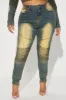 Away From Here Stretch Moto Skinny Jeans - Vintage Wash sold by Fashion Nova