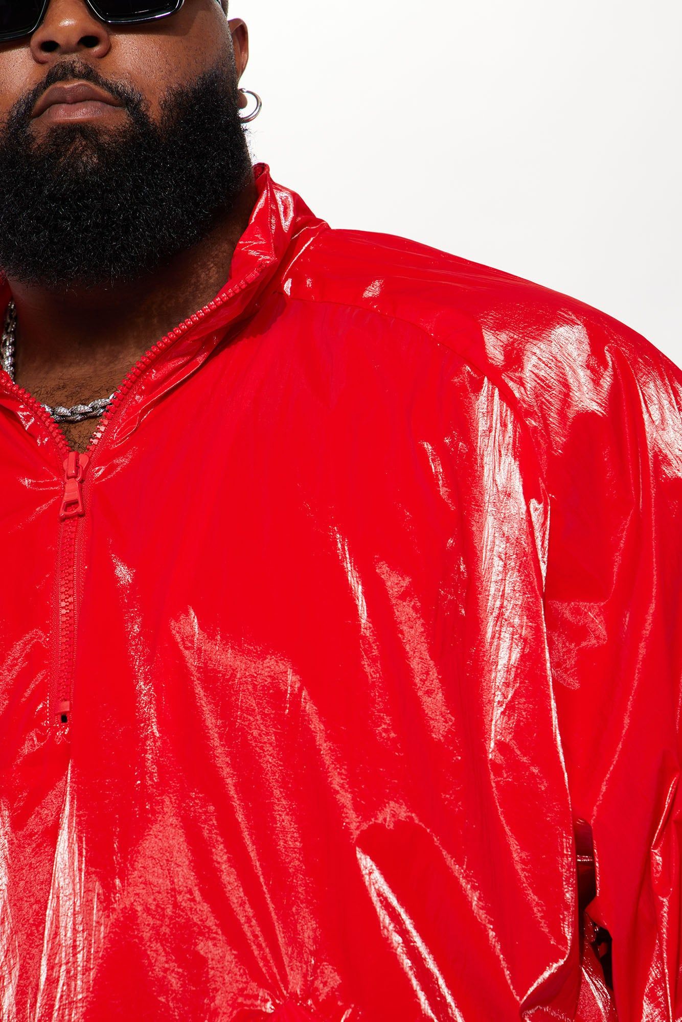 El Prado Nylon Anorak - Red sold by Fashion Nova product image thumbnail 6