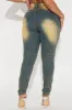 Away From Here Stretch Moto Skinny Jeans - Vintage Wash sold by Fashion Nova