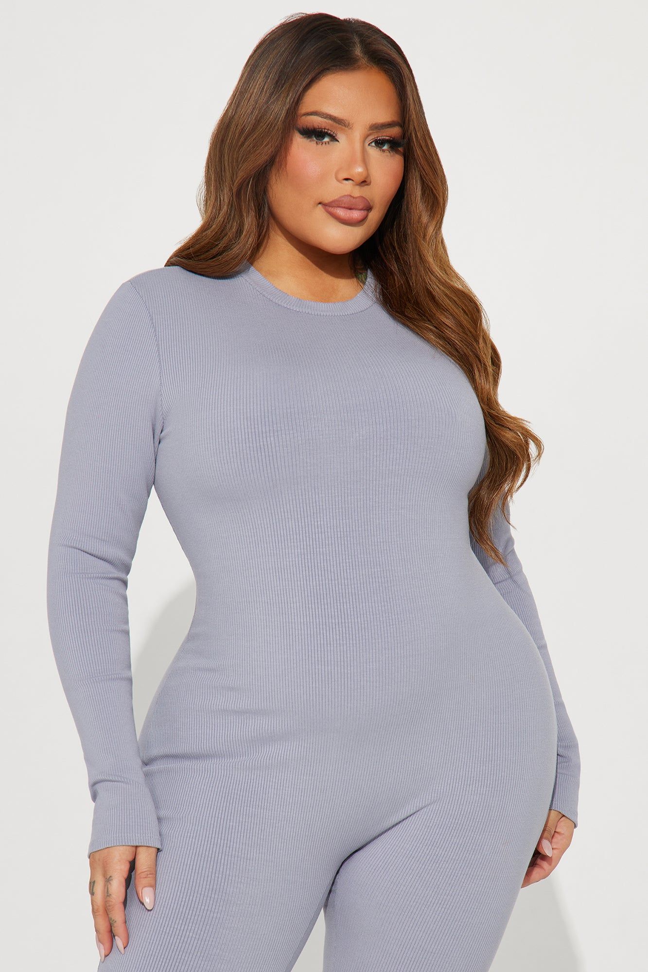 Maribel Snatched Jumpsuit - Slate Grey sold by Fashion Nova product image thumbnail 5