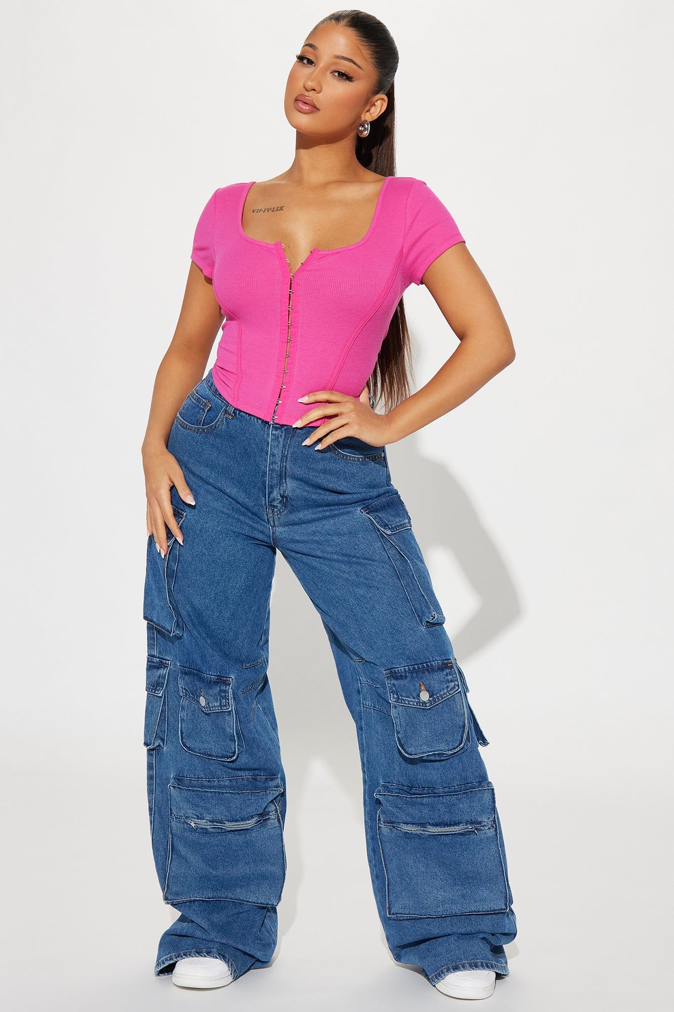 Giselle Rib Top - Fuchsia sold by Fashion Nova product image thumbnail 2