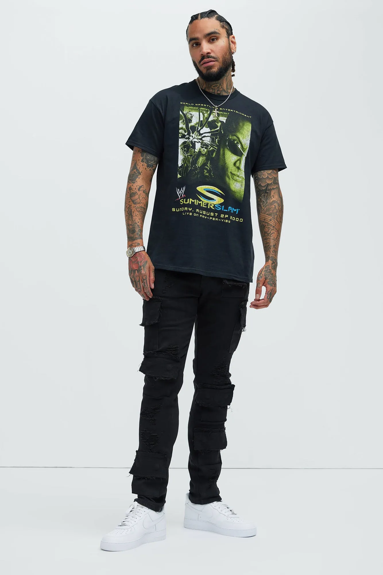WWE Summer Slam 2000 Short Sleeve Tee - Black sold by Fashion Nova product image thumbnail 2