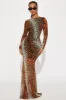 Alexa Leopard Maxi Dress - Leopard sold by Fashion Nova