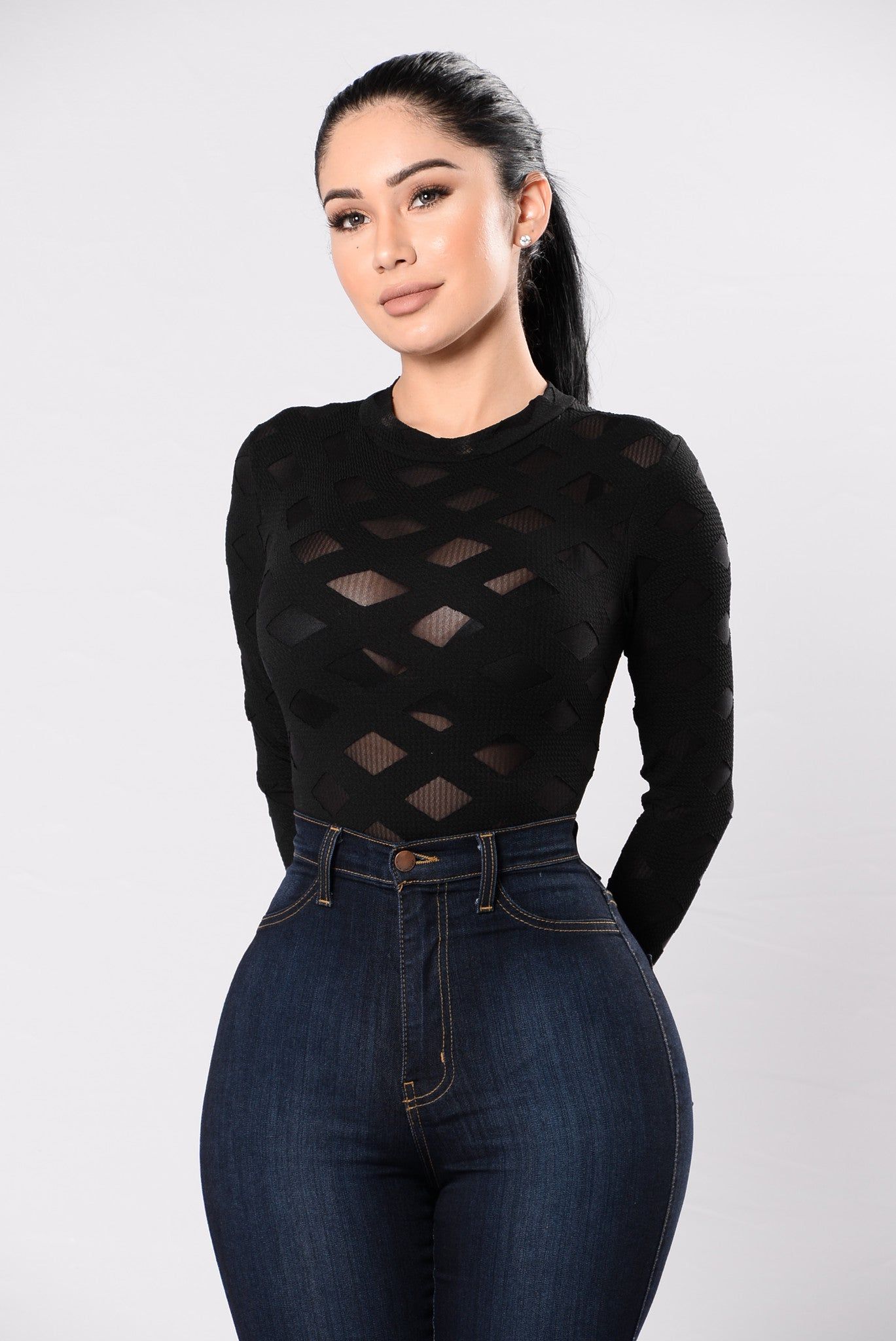 Edges That Scratch Bodysuit - Black sold by Fashion Nova product image thumbnail 4