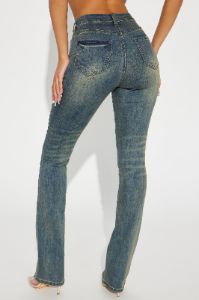Vera Sculpting Stretch Bootcut Jeans - Medium Wash sold by Fashion Nova