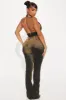 No Harm Done Washed Denim Pant Set - Black/combo sold by Fashion Nova