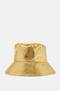 Livin It Up Bucket Hat - Gold sold by Fashion Nova
