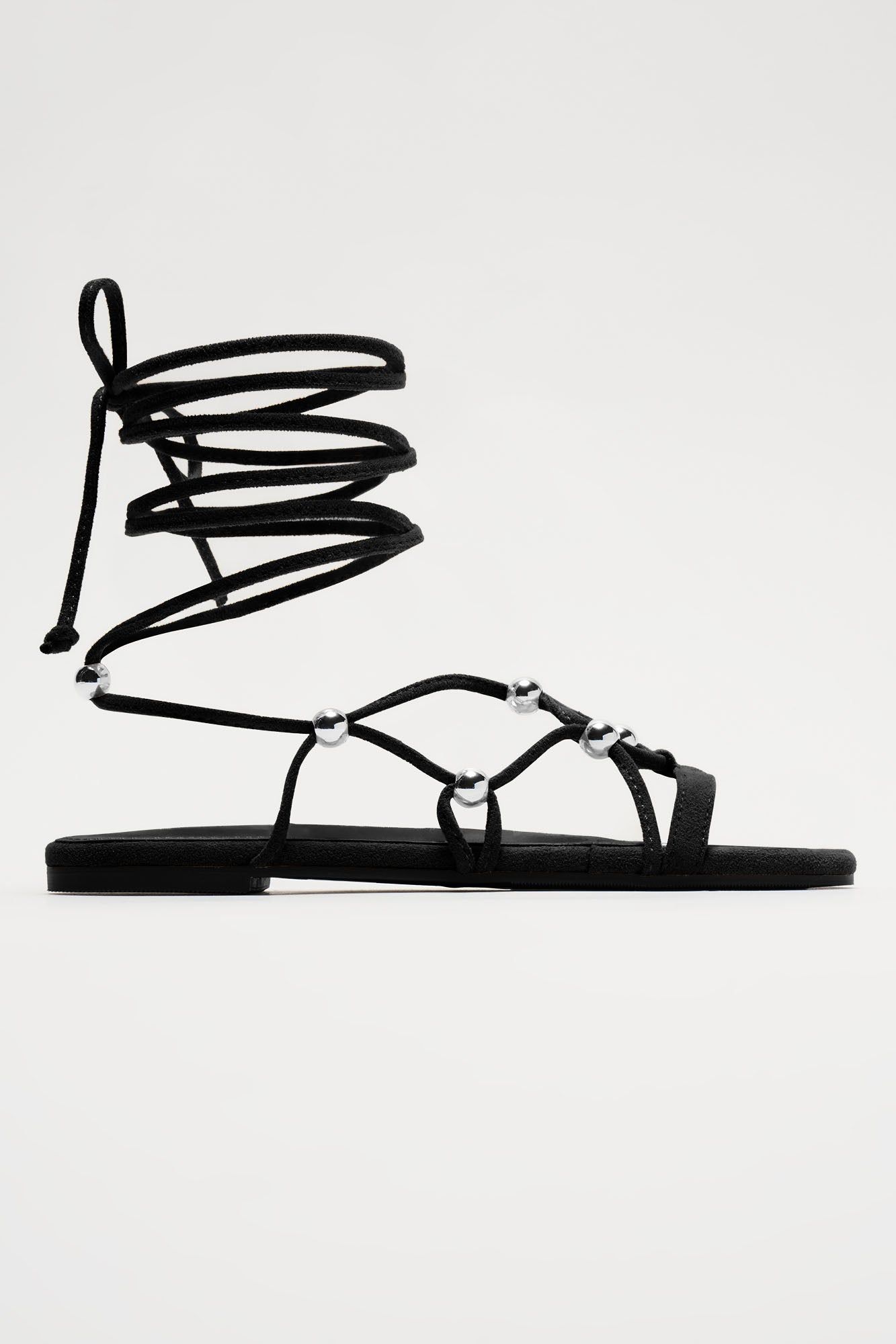 Ineza Flat Sandals - Black sold by Fashion Nova product image thumbnail 4