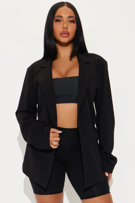 The Natasha Blazer - Black sold by Fashion Nova