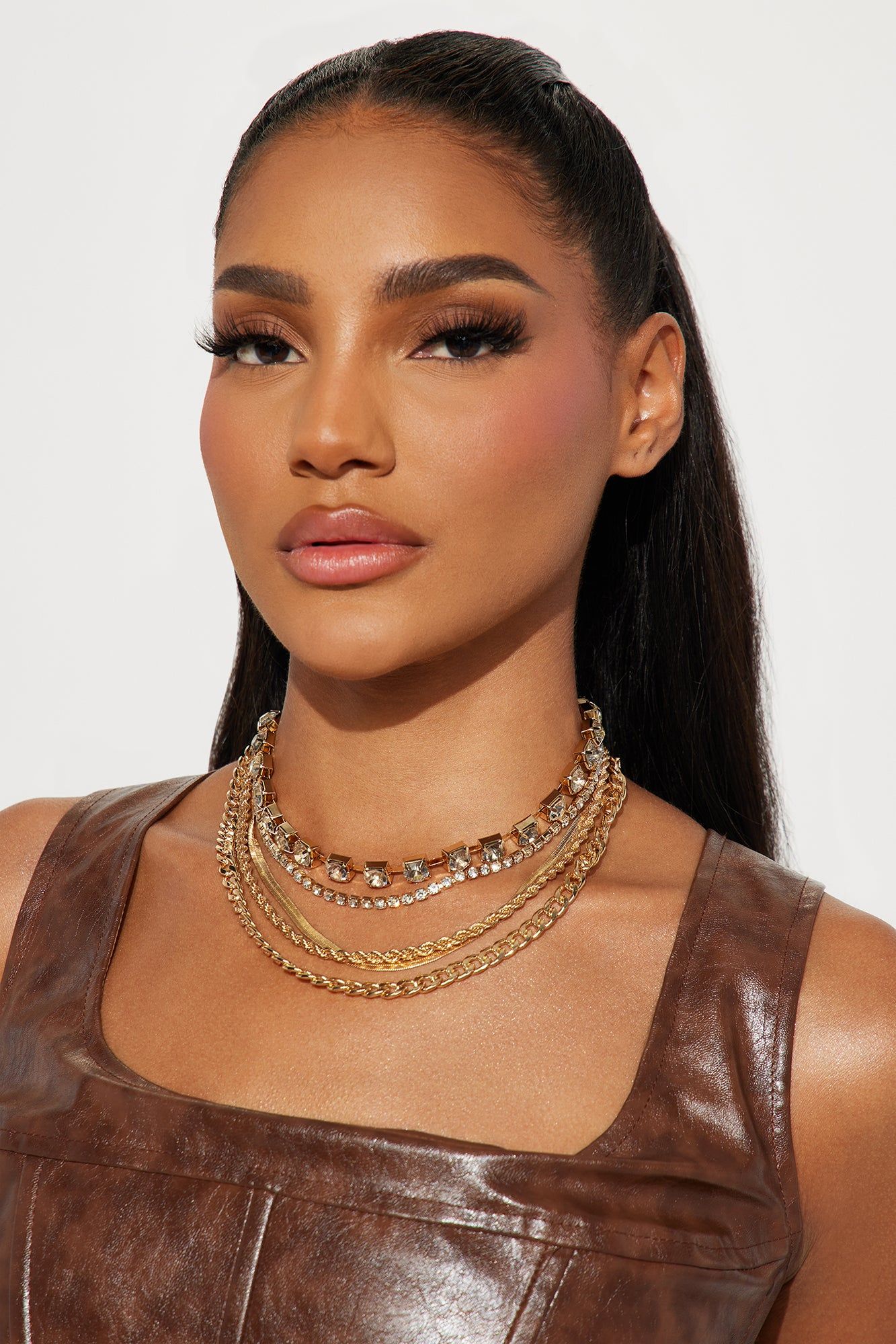 Can't Never Have Too Much Necklace - Gold sold by Fashion Nova product image thumbnail 2
