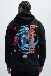 Naruto Kakashi Hoodie - Black sold by Fashion Nova