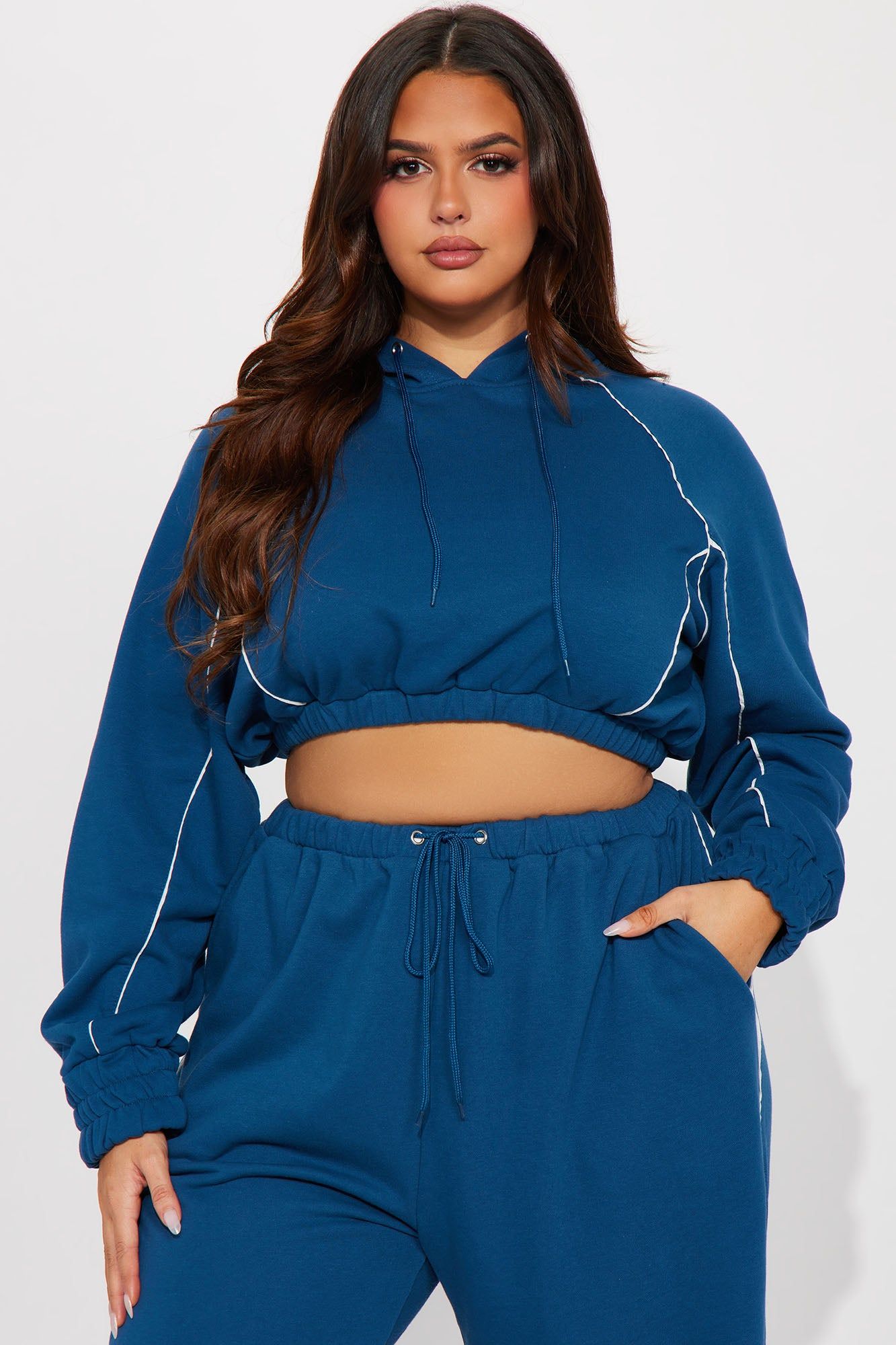 Good Moves Lounge Hoodie - Navy sold by Fashion Nova product image thumbnail 4