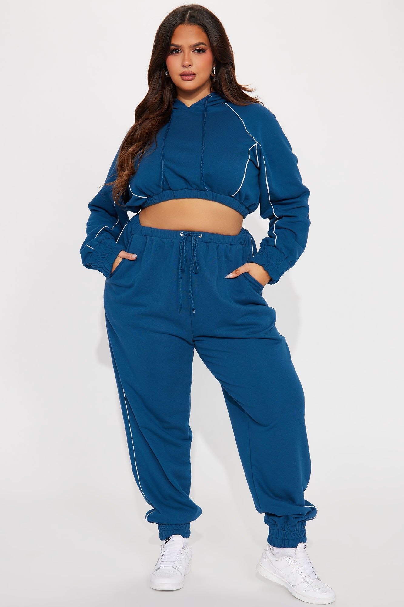 Good Moves Lounge Hoodie - Navy sold by Fashion Nova product image thumbnail 5