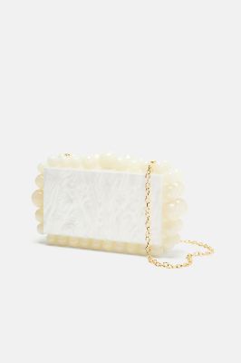 New Babe Pearl Handbag - White sold by Fashion Nova