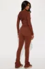 Kya Textured Knit Hoodie Pant Set - Mocha sold by Fashion Nova