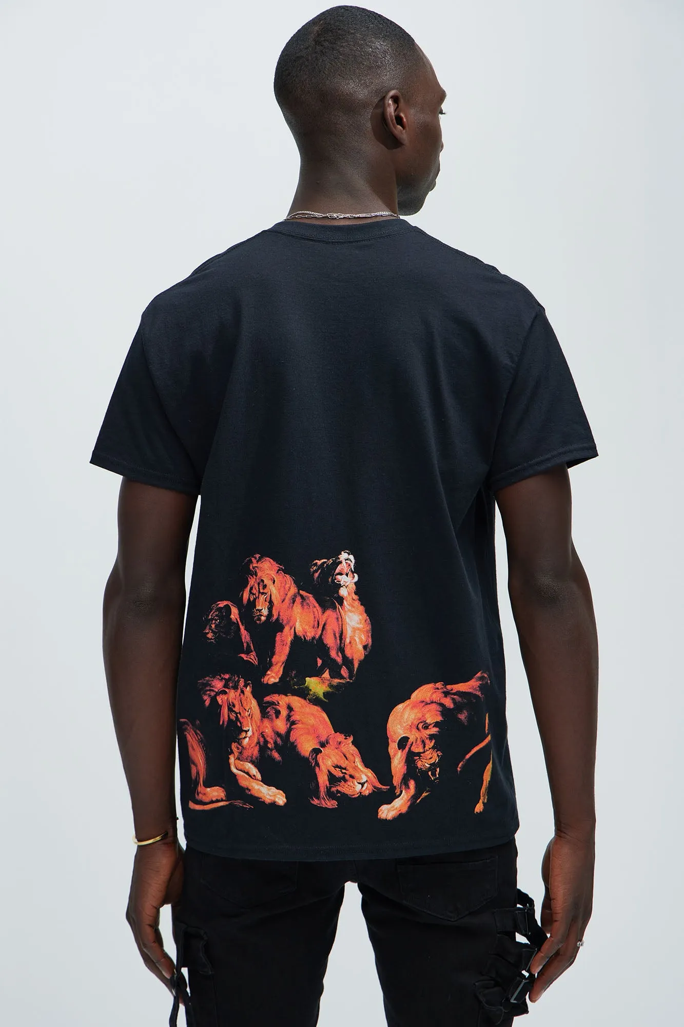 Lions Den Short Sleeve Tee - Black sold by Fashion Nova product image thumbnail 2