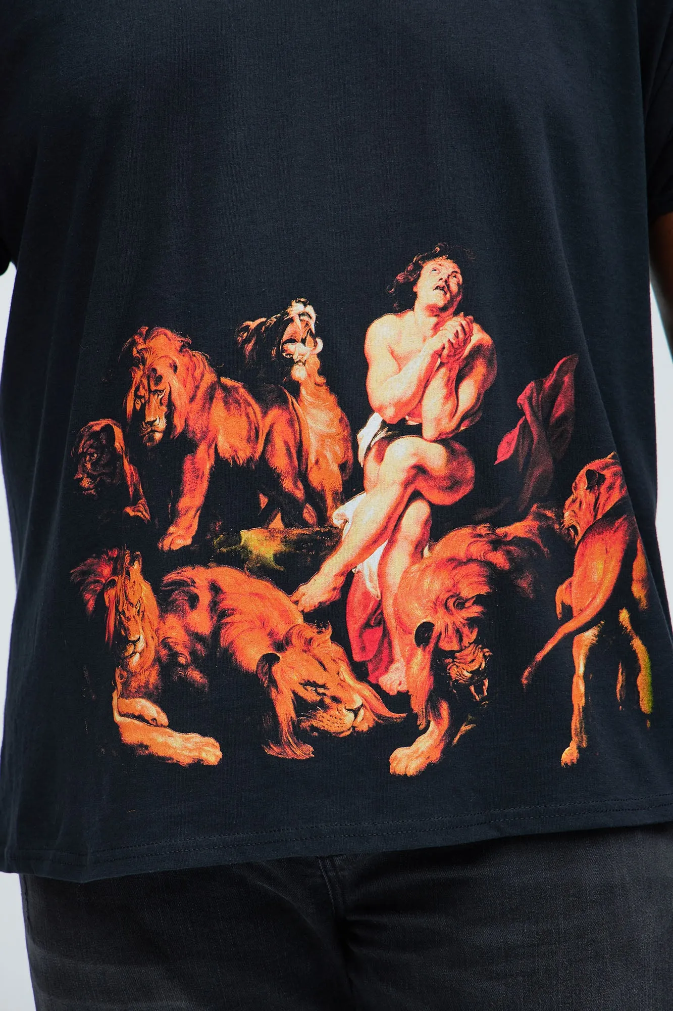 Lions Den Short Sleeve Tee - Black sold by Fashion Nova product image thumbnail 5