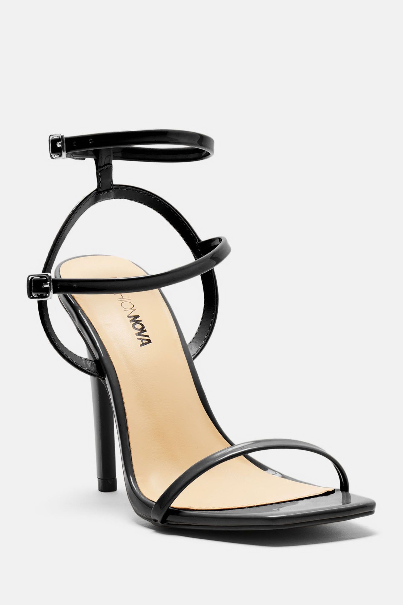 Shayna Heeled Sandals - Black sold by Fashion Nova product image thumbnail 3