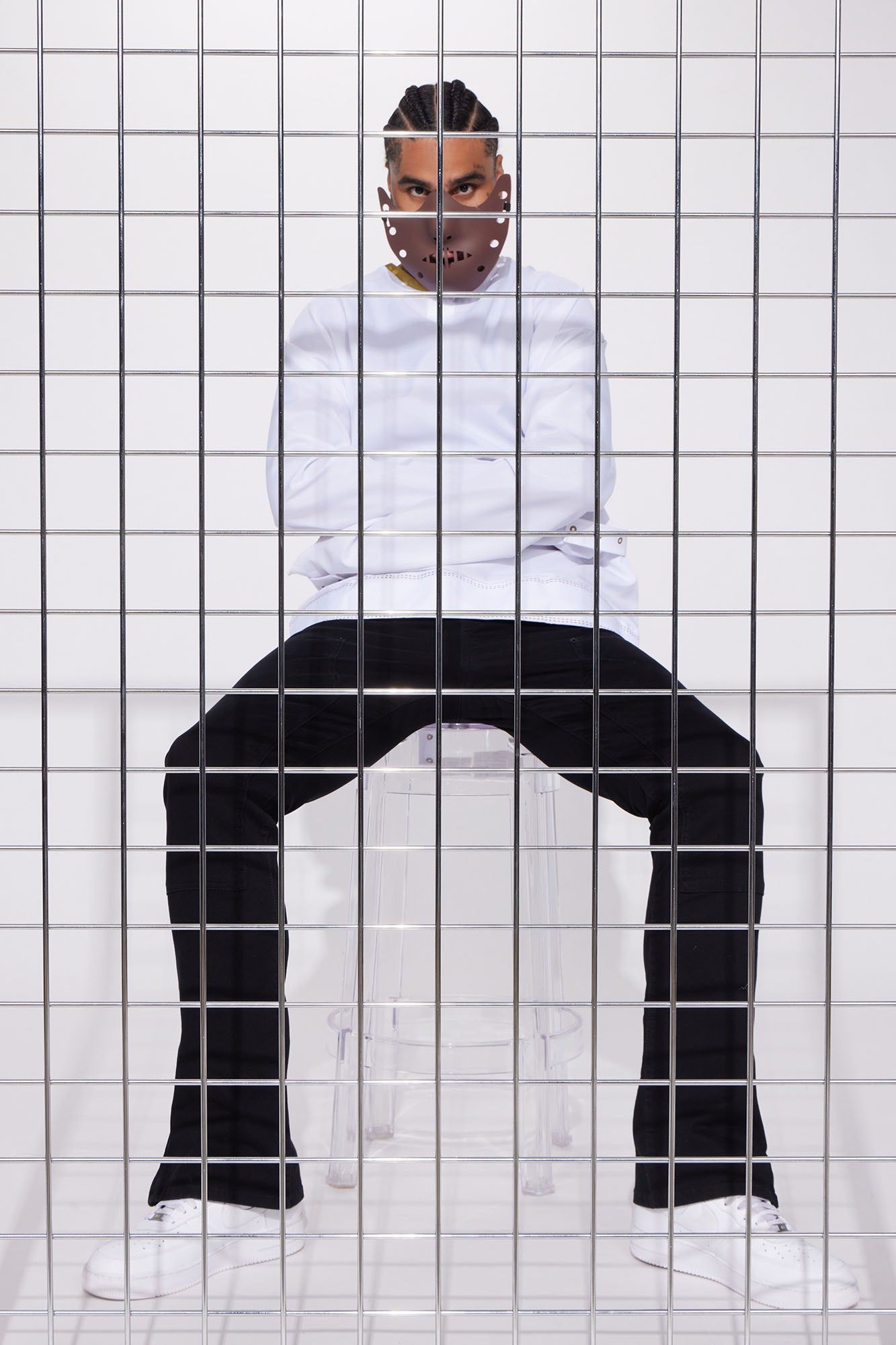 Hannibal Lecter 2 Piece Costume Set - White sold by Fashion Nova product image thumbnail 2