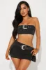 Rodeo Princess Skirt Set - Black Wash sold by Fashion Nova