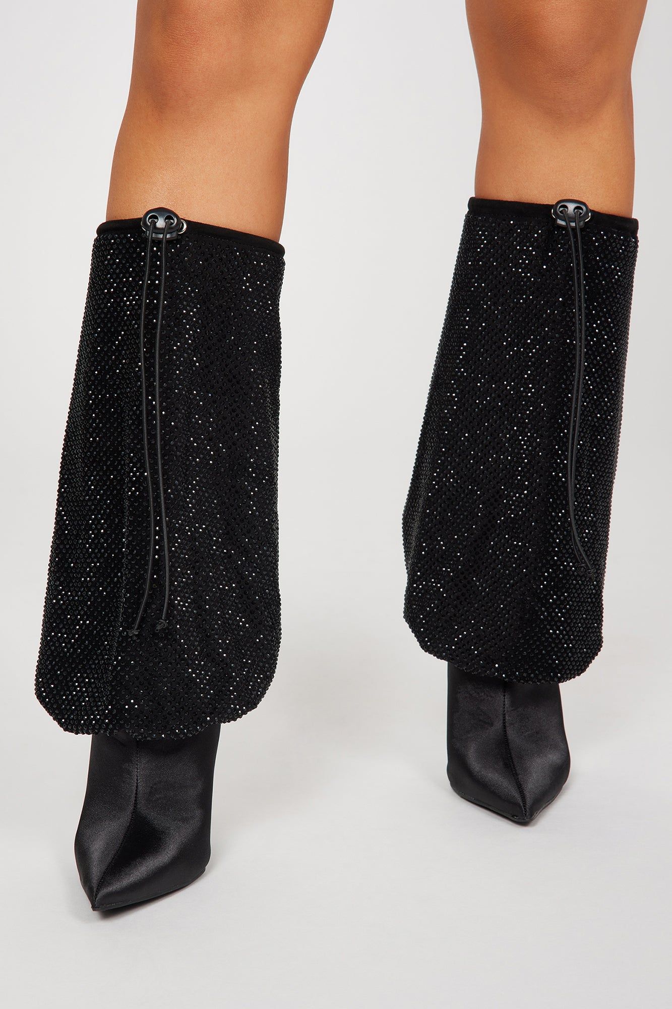 We Don't Stop Knee High Heeled Boots - Black sold by Fashion Nova product image thumbnail 2