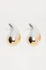 Ombre Ocean Earrings - Silver sold by Fashion Nova