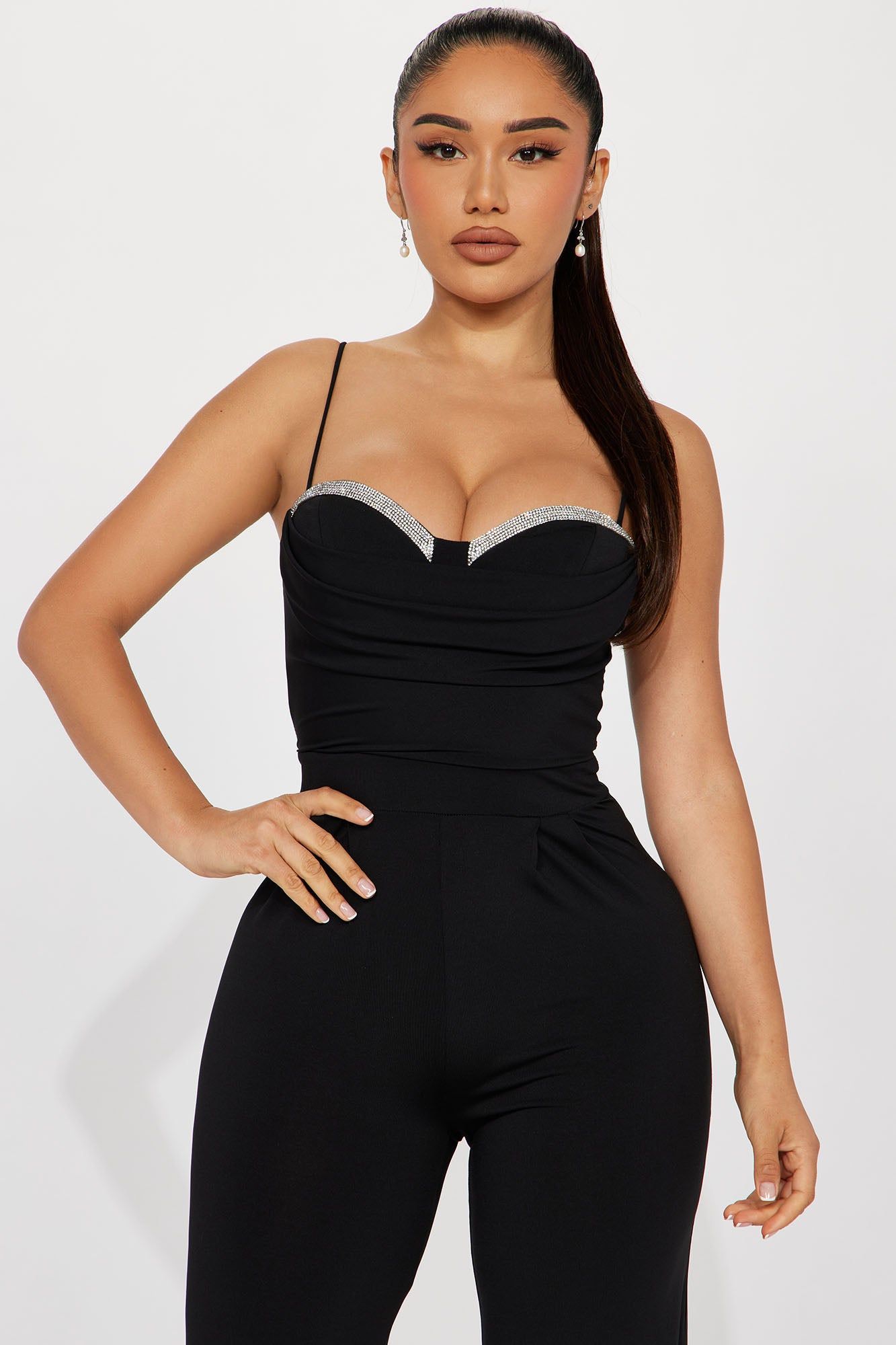 Only For Tonight Jumpsuit - Black sold by Fashion Nova product image thumbnail 2