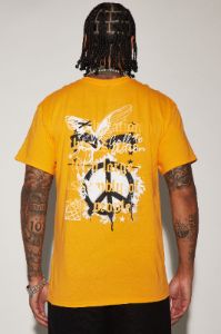 Call To Action Short Sleeve Tee - Orange sold by Fashion Nova