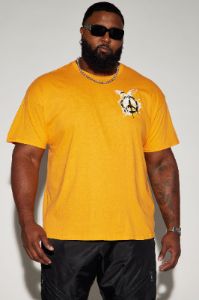 Call To Action Short Sleeve Tee - Orange sold by Fashion Nova