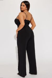 Only For Tonight Jumpsuit - Black sold by Fashion Nova