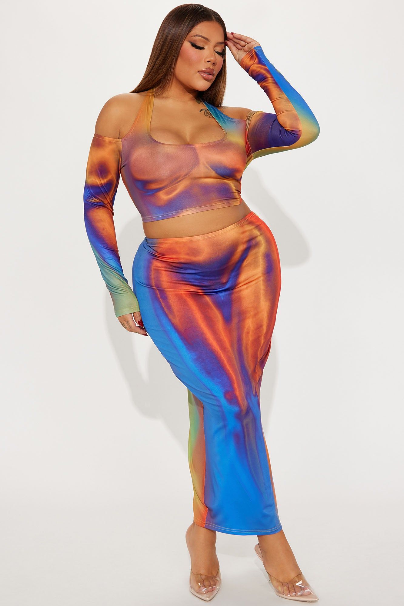 Feeling Heated Skirt Set - Multi Color sold by Fashion Nova product image thumbnail 4