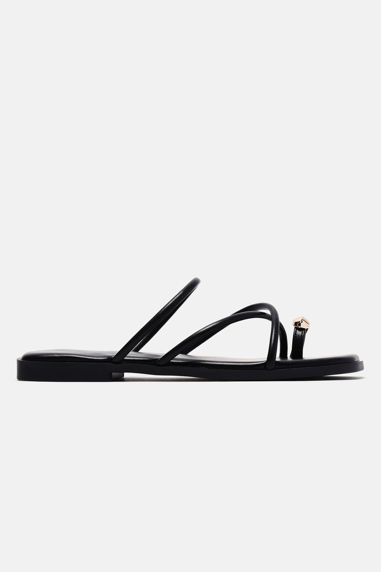 Libbie Flat Sandals - Black sold by Fashion Nova product image thumbnail 4