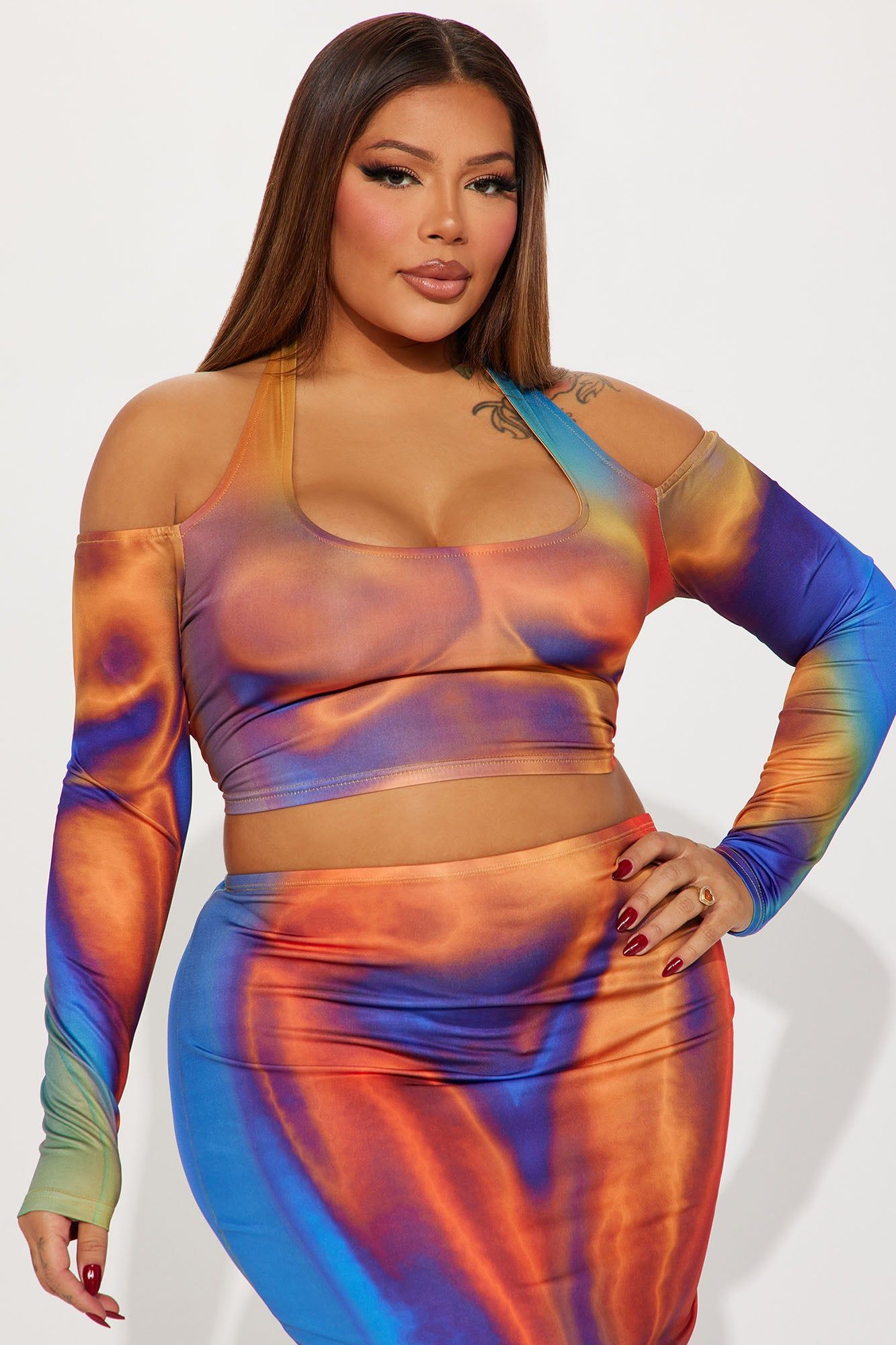 Feeling Heated Skirt Set - Multi Color sold by Fashion Nova product image thumbnail 5