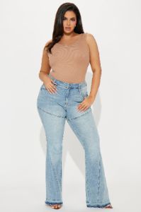 Sasha Scoop Neck Tank Top - Nude sold by Fashion Nova