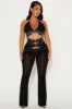 Melania Mesh Jumpsuit - Black sold by Fashion Nova