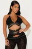 Melania Mesh Jumpsuit - Black sold by Fashion Nova