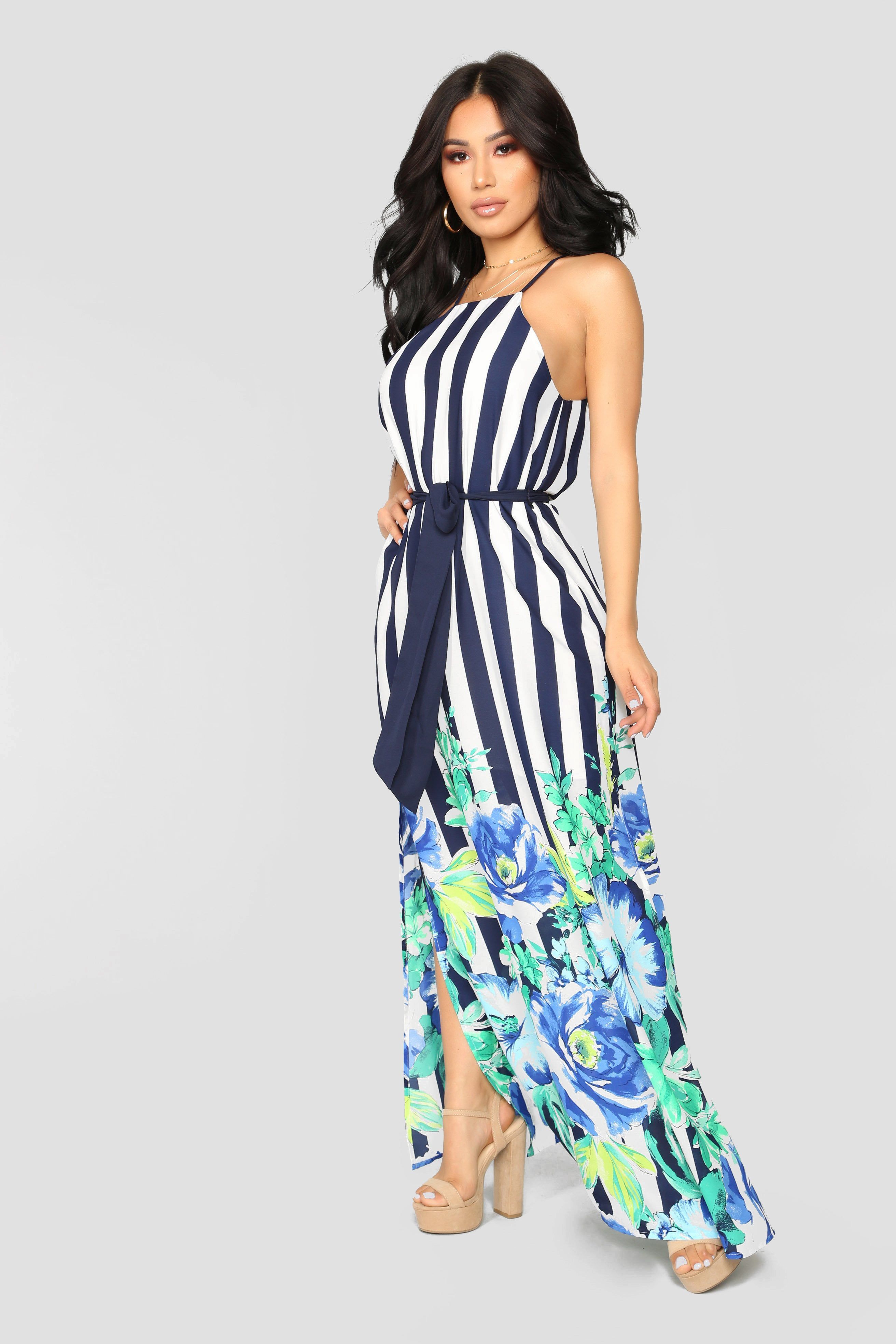 Blue Lagoon Maxi Dress - Blue sold by Fashion Nova product image thumbnail 3