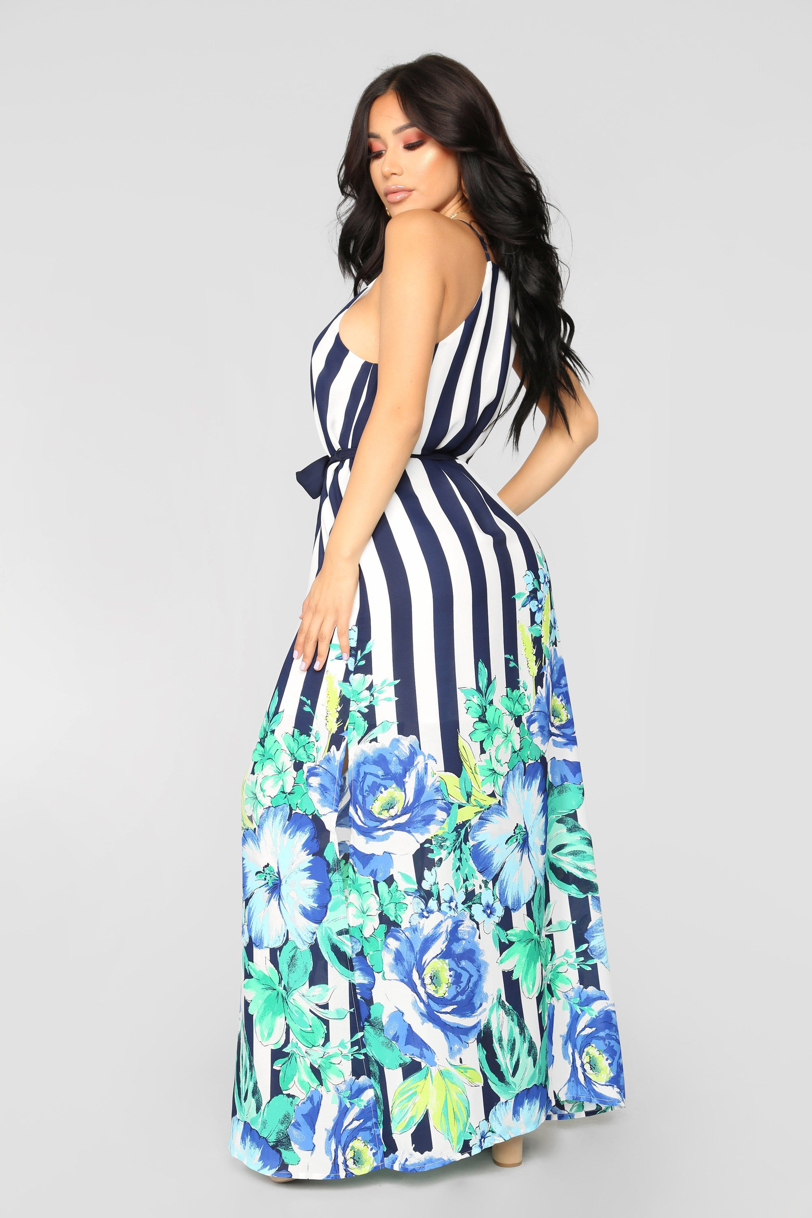 Blue Lagoon Maxi Dress - Blue sold by Fashion Nova product image thumbnail 4