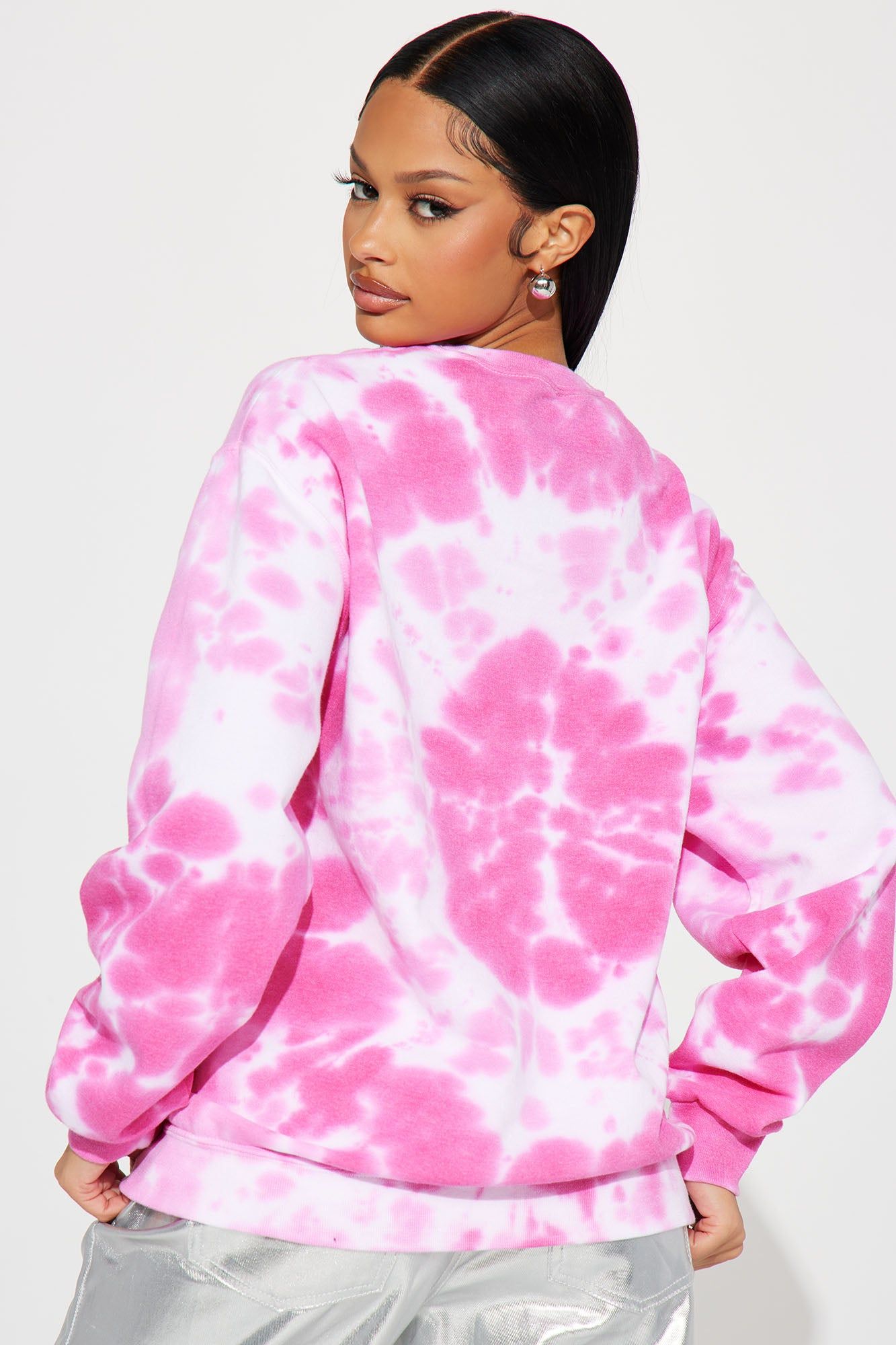 Strawberry Shortcake Tie-Dye Sweatshirt - Pink/combo sold by Fashion Nova product image thumbnail 4