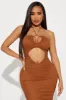Sofie Crochet Maxi Dress - Rust sold by Fashion Nova