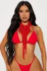 Make A Bold Statement Necklace - Red sold by Fashion Nova