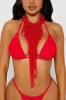 Make A Bold Statement Necklace - Red sold by Fashion Nova