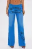 Stronger Than Yesterday Wide Leg Pant - Royal sold by Fashion Nova